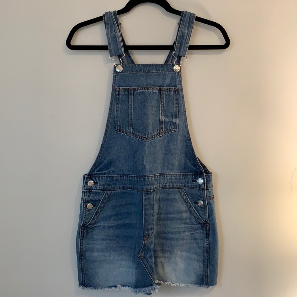 AE Denim Overall skirt